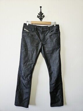 Diesel Shioner Slim Skinny Jeans Size 32 x 30" Grey Wash